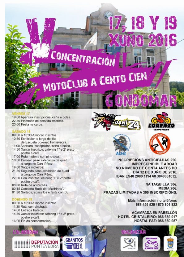 V concentracion moto club a cento cien