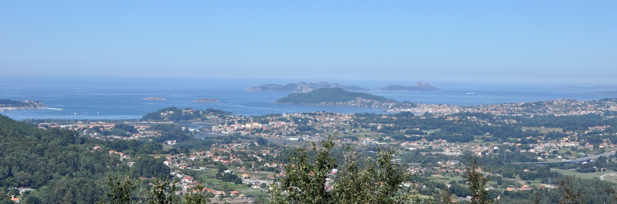 Vista del Val Miñor desde Gondomar